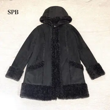 SPB 페이크 무스탕 코트 (M) 보아 성숙/러블리 방한 아우터