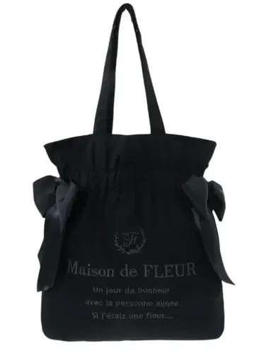 Maison de FLEUR 더블 리본 토트백