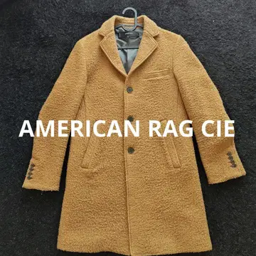 AMERICAN RAG CIE 카멜 보아 체스터 코트