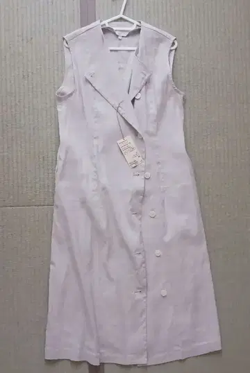 연한 베이지 베스트 원피스