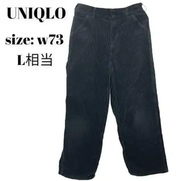 유니클로 UNIQLO 팬츠 캐주얼 코듀로이 L 블랙