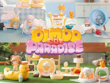 DIMOO CAT PARADISE 미니 피규어 세트 3개