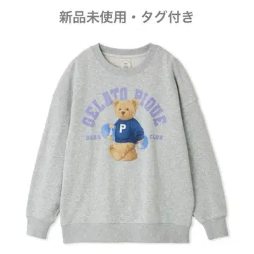 gelato pique 그레이 스포티 베어 쭈리 풀오버