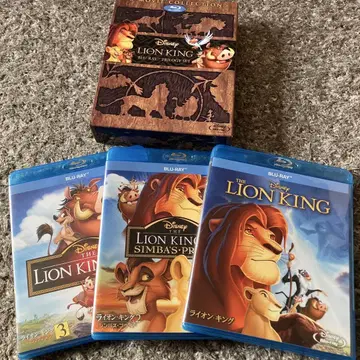 디즈니 라이온 킹 블루레이 트리오 세트