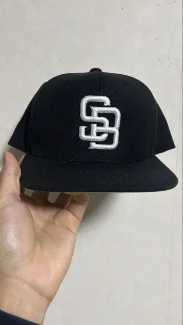 파드레스 SD 야구 모자 블랙