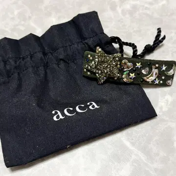 acca 머리핀 헤어 클립 미사용 별 스타 달