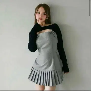 andmary Karen knit set mini dress