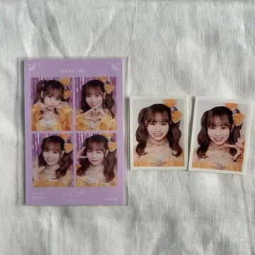 =LOVE 이코러브 오바 하나 4컷 포토카드 ID 포토