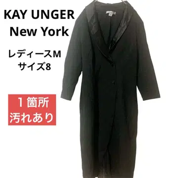 KAY UNGER New York 케이 앤거 롱 코트 여성용 M