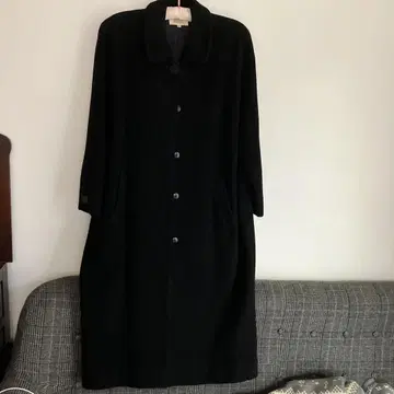 WEREL 블랙 롱 코트
