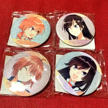 이윽고 네가 된다 반짝반짝 캔뱃지 나나미 토우코 코이토 유 4점