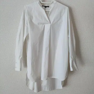 UNTITLED 화이트 V넥 셔츠 XXS