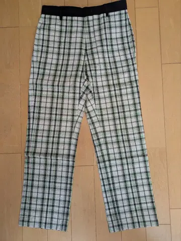 wales bonner 22ss 체크 슬랙스