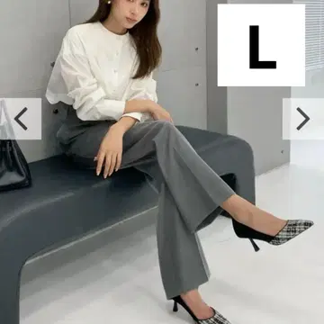 BirthdayBASH TUCK PANTS 그레이 L 사이즈