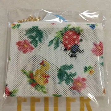 페이러 하이디 메쉬 파우치 화이트 미니