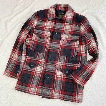 컨디션 최상 사이즈 36 풀카운트 매키노 자켓 레드 체크 일본제