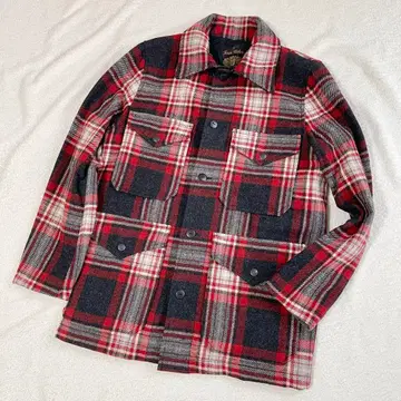 컨디션 최상 사이즈 36 풀카운트 매키노 자켓 레드 체크 일본제
