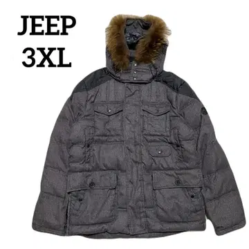 Jeep 캐시미어 혼방 다운 코트 다운 자켓 빅 사이즈 3XL*QJ