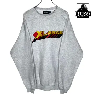 XLARGE 레트로 아케이드 로고 맨투맨 스트릿 헤비웨이트