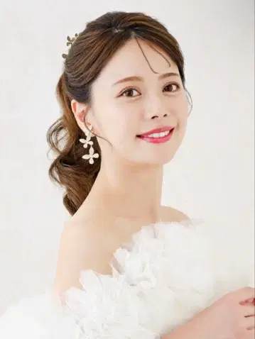 annan wedding 귀찌 실버 나비 브라이덜 새상품급