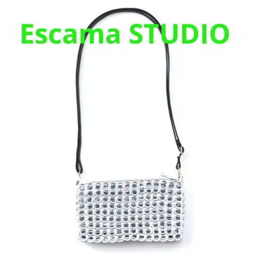Escama STUDIO PULL TAB 시리즈 미니백 실버