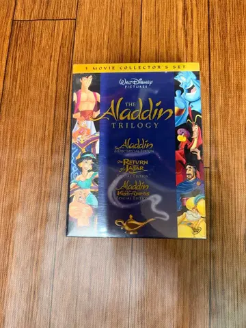 디즈니 알라딘 트리올로지 DVD 3부작 완전 BOX (4매)