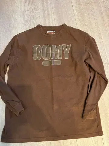COMMUNITY COMY 프린트 긴팔 티셔츠 X-LARGE