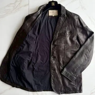 새상품급 AVIREX 양가죽 램 가죽 테일러드 자켓 L 블랙