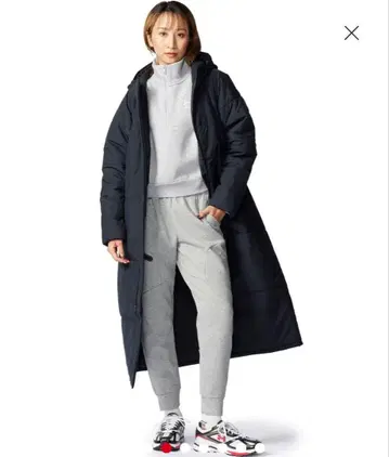 새상품급 언더아머 인슐레이티드 롱 자켓 벤치 코트 XL