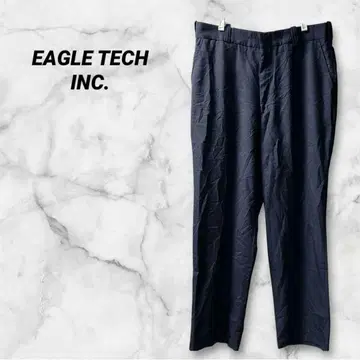 EAGLE TECH INC. 네이비 슬랙스 롱 바지 새상품급 한정판
