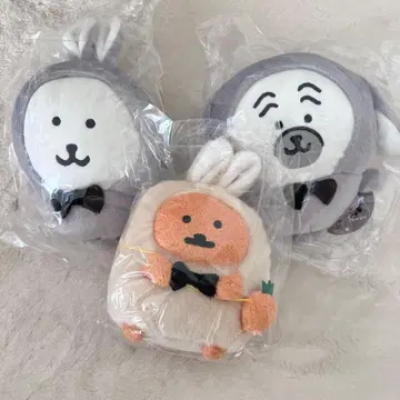 간지 봉제 인형 나가노의 곰 퍼그 씨 두더지 고로케 3종 세트 2023