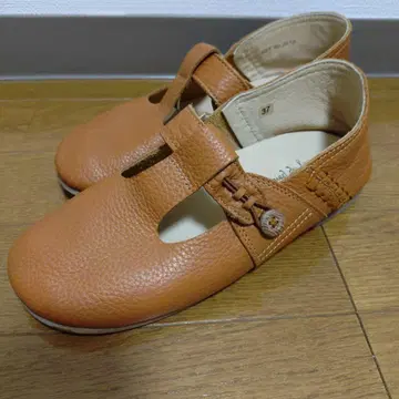 [새상품급] pied du lapan 가죽 신발 카멜 23.5cm
