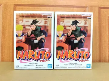 나루토 NARUTO 우미노 이루카 피규어 이치라쿠에서의 한때 2개 세트