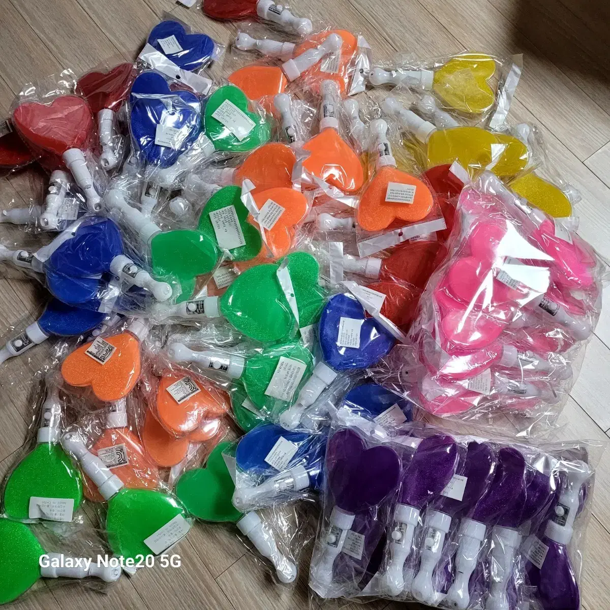 Heart lightstick various colors