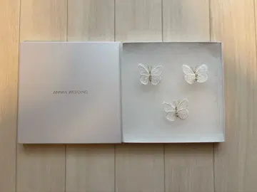 annan wedding 헤어 액세서리 나비 버터플라이 브라이덜 새상품급