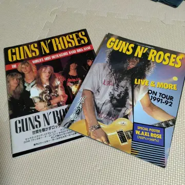 GUNS N' ROSES 투어북 사진집 2권 세트