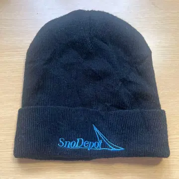 SnoDepot 블랙 니트 모자 미국제