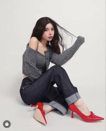[ 새상품급 ] Darich 다리치 백 디자인 스트레이트 데님 팬츠