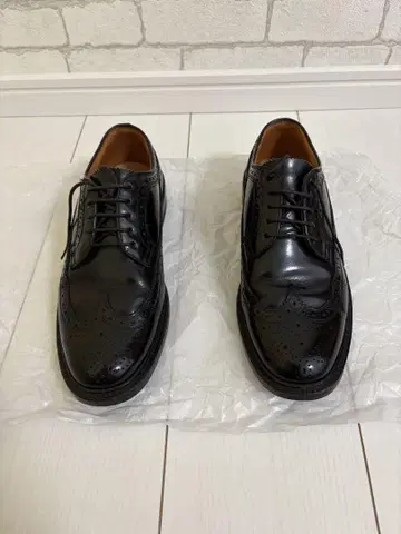 REGAL 리걸 블랙 윙 칩 비즈니스 가죽 신발