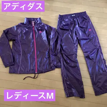 adidas CLIMAPROOF 여성용 퍼플 셋업 M