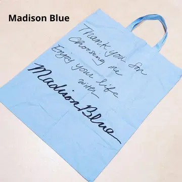 새상품급 [ Madison Blue ] 매디슨 블루 에코백 스카이블루