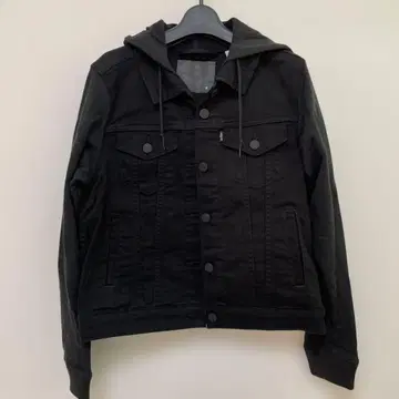 리바이스 블랙 데님 자켓 여성용 M