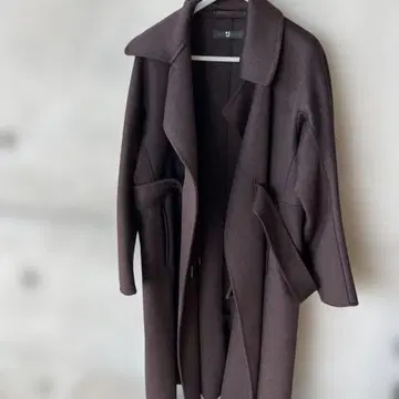 +J 브라운 롱 코트