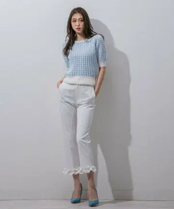 새상품 퀸즈 코트 트위드 상의