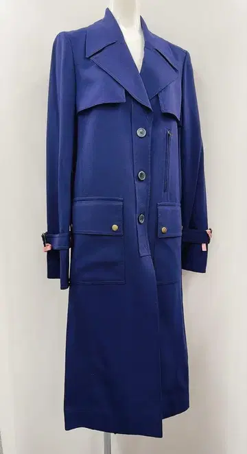 질 샌더 네이비 트렌치코트 네이비