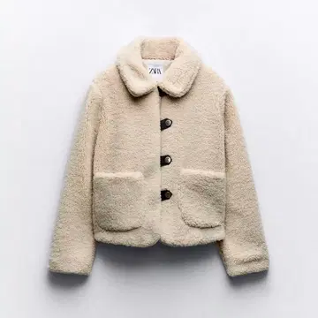 ZARA 보아 원단 자켓