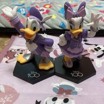 Disney 100 도널드 덕 데이지 덕 피규어 세트