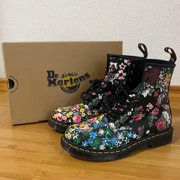 25cm: Dr. Martens 플라워 프린트 부츠