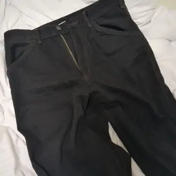 유니클로 U 와이드 핏 청바지 31 블랙