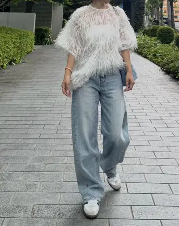 cygne 카비 데님 Rem 라이트 블루 (사이즈 1)